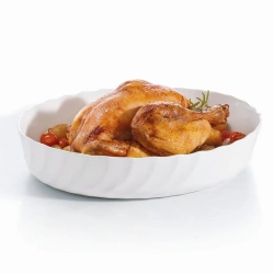 Блюдо глибоке овальне Luminarc Trianon для запікання та сервування 36х29 см (P4637)