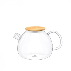 Чайник заварювальний з фільтром спіраль з бамбуковою кришкою Wilmax Thermo 1000 мл (WL-888823/A)