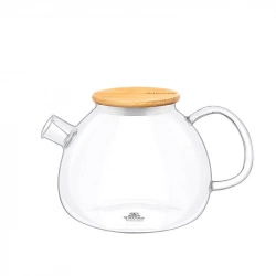 Чайник заварювальний з фільтром спіраль з бамбуковою кришкою Wilmax Thermo 1500 мл (WL-888825/A)