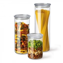 Набір ємностей для зберігання з пластиковими кришками Simax 3 пр. (s185)