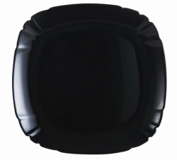 Тарелка десертная квадратная Luminarc Lotusia Black 21 см (P7062)