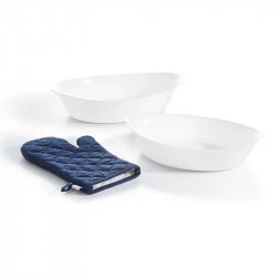Набір форм для запікання овальних з прихваткою Luminarc Smart Cuisine 3 пр. (P2773)