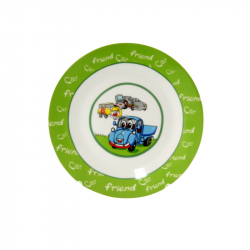 Тарілка десертна кругла Milika Car Friend 17,5 см (М0670-TH5049)