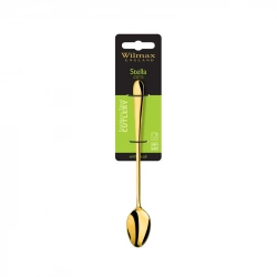 Ложка для коктейля Wilmax Stella Gold 19,5 см (WL-999157/1B)