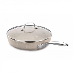 Сковорода алюминиевая с антипригарным покрытием с крышкой Korkmaz Granita 28 см (A1266-1)