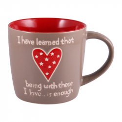 Кружка керамическая Milika Big Heart Gray 470 мл (M0420-K339BR)