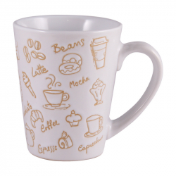 Кружка керамическая Milika Coffee Drink White 320 мл (M0420-L697W)