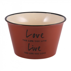 Салатник керамічний Milika Love and Live Brown 550 мл (M0450-L348BR)