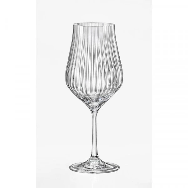 Набір келихів для вина для вина Bohemia Tulipa Optic 450 мл 6 шт. (b40894) фото 2