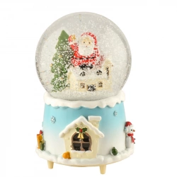 Куля Санта з підсвічуванням New Year mix 15 см (EDS-009-02)