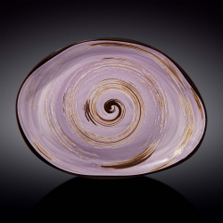 Блюдо камень Wilmax Spiral Lavander 33х24,5 см (WL-669742/A)