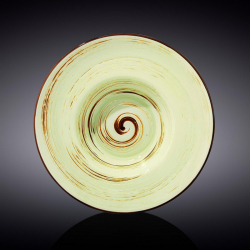 Тарілка глибока Wilmax Spiral Pistachio 22,5 см 1100 мл (WL-669123/A)