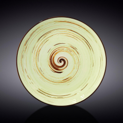 Тарілка кругла Wilmax Spiral Pistachio 23 см (WL-669113/A)