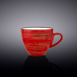 Чашка кавова Wilmax Spiral Red 110 мл (WL-669234/A)