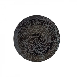 Тарелка обеденная круглая Astera Tropical Black 27 см (A0680- TB002)