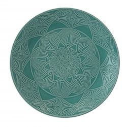 Тарелка обеденная круглая Milika Prosperity Azure 27 см (M0480-HX-2102D)