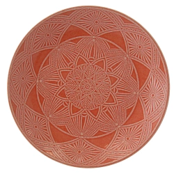 Тарелка обеденная круглая Milika Prosperity Coral 27 см (M0480-HX-2105D)