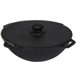 Казан азиатский чугунный с чугунной крышкой BRIZOLL 8 л (КА08-1)