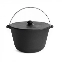 Котел туристический чугунный с крышкой BRIZOLL 6 л (КТ06)