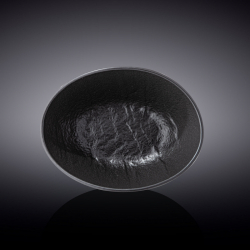 Блюдо овальное глубокое Wilmax Slatestone Black 19х15х6 см (WL-661119/A)
