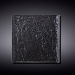 Тарелка квадратная Wilmax Slatestone Black 17х17 см (WL-661105/A)