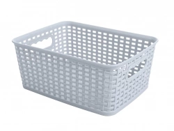 Корзина пластиковая прямоугольная Florina blue 24,5х18,5х10 см (4K4749)