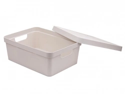 Ящик для зберігання пластиковий з кришкою Florina 27,7х37х13,8 см beige (4P6064)