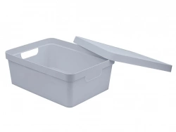 Ящик для зберігання пластиковий з кришкою Florina 27,7х37х13,8 см blue (4P6057)