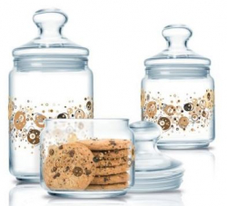 Набір банок Luminarc Comet Nova (0,5 л, 0,75 л, 1 л) 3 пр. (P2332)