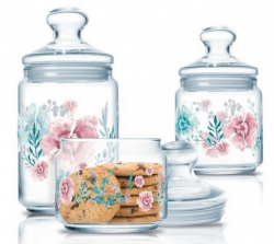 Набір банок Luminarc Sabline (0,5 л, 0,75 л, 1 л) 3 пр. (P2334)