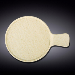 Блюдо кругле для подачі з ручкою Wilmax Sandstone 30,5х21,5 см (WL-661337/A)