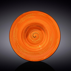 Тарелка глубокая Wilmax Spiral Orange 22,5 см, 1100 мл (WL-669323/A)