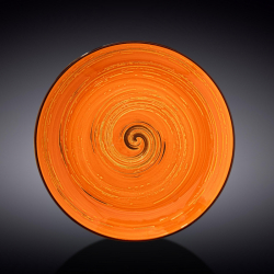 Тарелка круглая Wilmax Spiral Orange 23 см (WL-669313/A)