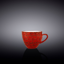 Чашка кавова Wilmax Splash Red 75 мл (WL-667233/A)