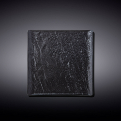 Тарелка прямоугольная Wilmax Slatestone Black 13х13 см (WL-661104/A)