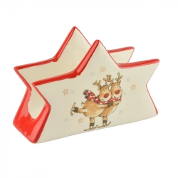 Серветниця різдвяна New Year Олені 11.2х4.7х7.5 см (26638)