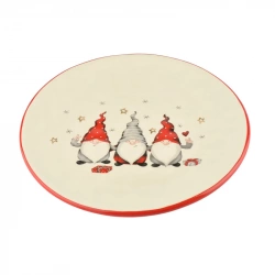 Тарелка рождественская десертная New Year mix 22 см (266001)