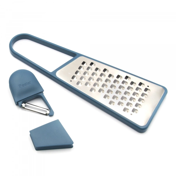 Терка Lessner Sky Blue 2в1 з горизонтальною овочечисткою (10102) фото 2