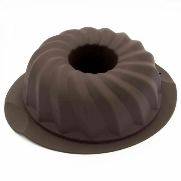 Форма для випічки кексу Lessner Chef Choco кругла силікон 23х8см (10242) фото 2