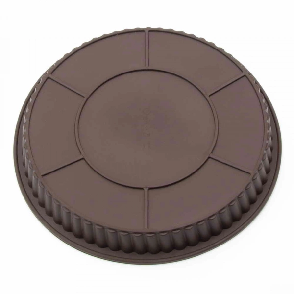 Форма для випічки тарта Lessner Chef Choco кругла силікон 28х28х3,5см (10243) фото 2