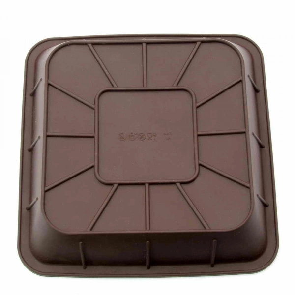 Форма для випікання Lessner Chef Choco квадратна силікон 25x25x5см (10252) фото 2