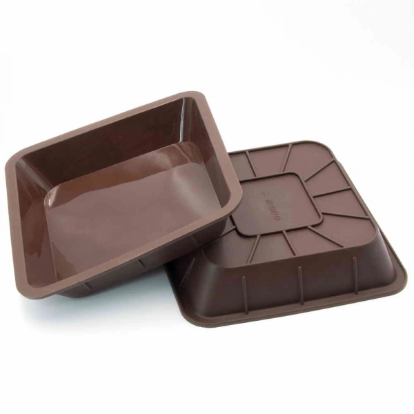 Форма для випікання Lessner Chef Choco квадратна силікон 25x25x5см (10252) фото 3
