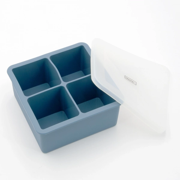 Форма для льоду Lessner Sky Blueз кришкою силікон 13х13х6см (10312) фото 2