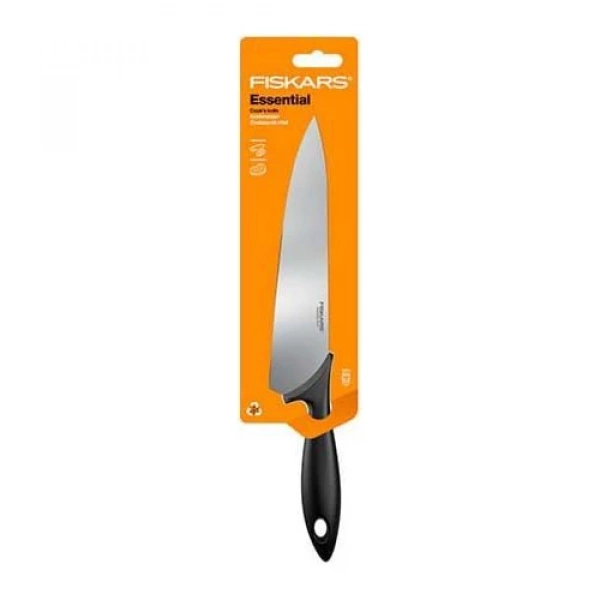 Кухонний ніж кухарський Fiskars Essential, 21,4 см (1065565) фото 3 Кухонний ніж кухарський Fiskars Essential, 21,4 см (1065565) фото 3