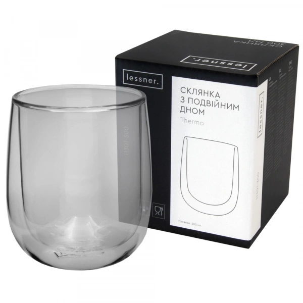 Склянка з подвійним дном Lessner Thermo 300 мл (11301-300) фото 4