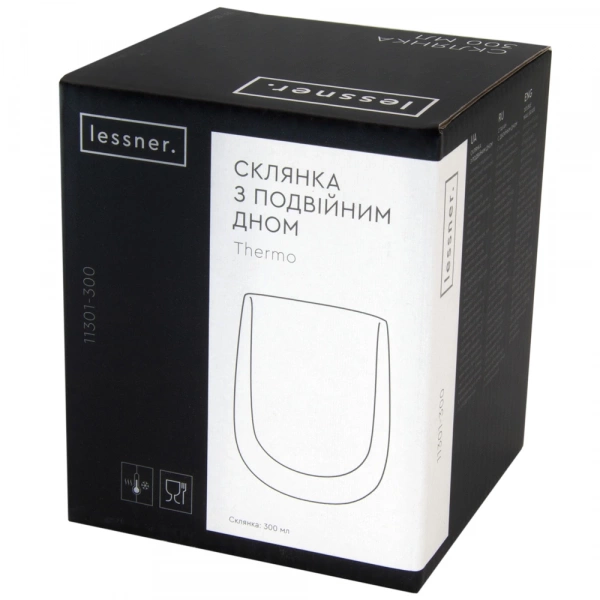 Склянка з подвійним дном Lessner Thermo 300 мл (11301-300) фото 5