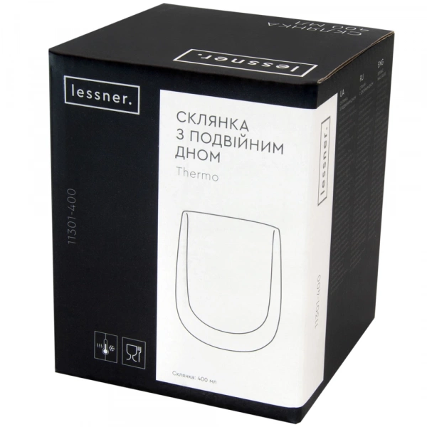 Стакан с двойным дном Lessner Thermo 400 мл (11301-400) фото 5