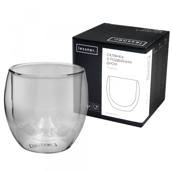 Склянка з подвійним дном Lessner Thermo 300 мл (11302-300) фото 4