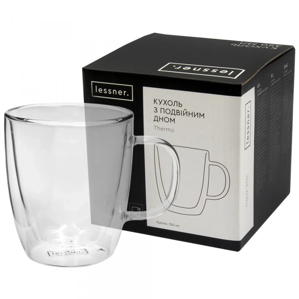Кухоль з подвійним дном Lessner Thermo 350мл (11309-350) фото 3