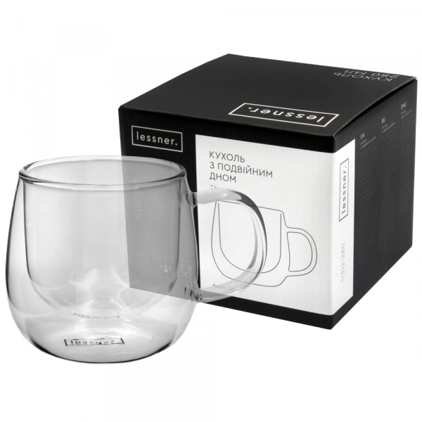 Кухоль з подвійним дном Lessner Thermo 280мл (11312-280) фото 3